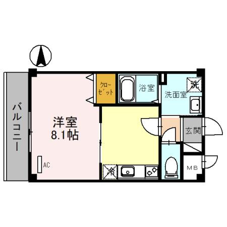 大阪市鶴見区今津南４丁目の賃貸マンションの間取り