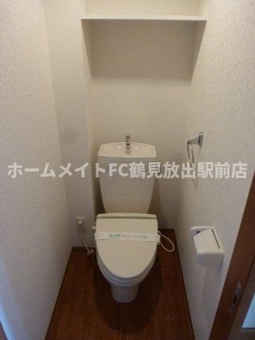 大阪市鶴見区放出東１丁目の賃貸マンションのトイレ