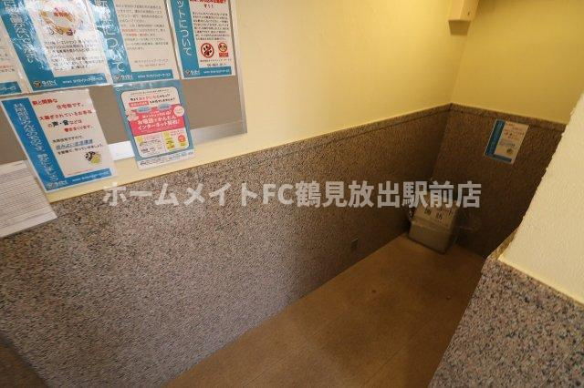 大阪市城東区諏訪１丁目の賃貸マンションのロビー