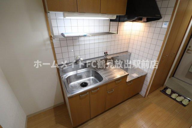 大阪市城東区諏訪１丁目の賃貸マンションのキッチン