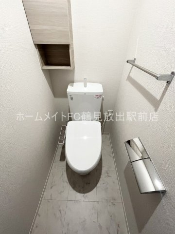 大阪市城東区永田２丁目のアパートのトイレ