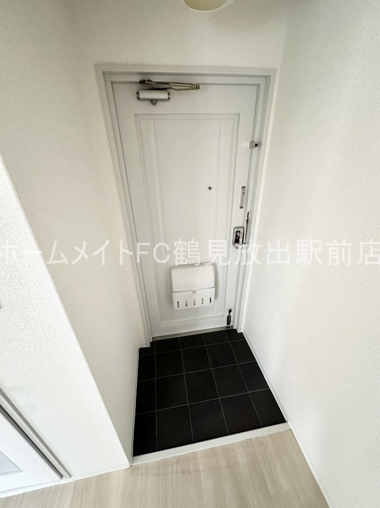 大阪市城東区天王田の賃貸マンションの玄関