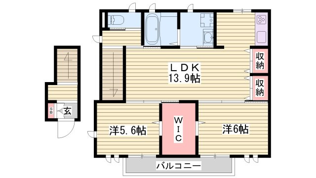 Kの間取り