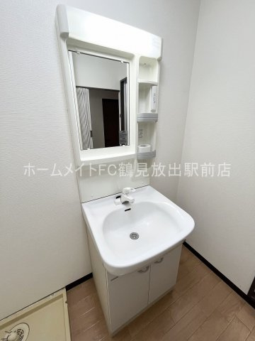 大阪市城東区諏訪１丁目の賃貸マンションの独立洗面台