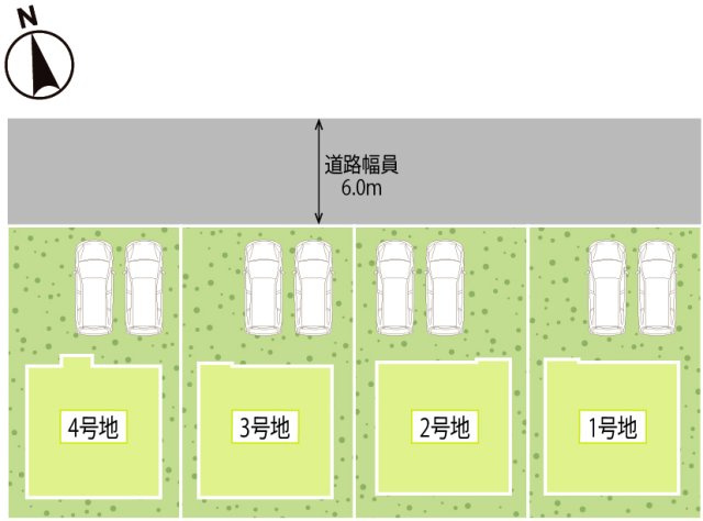 【No.7708】タマタウン湖山西Ⅱ/1号棟/3LDK/防汚機能外壁の区画図