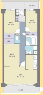 【間取り】 | グランコート習志野