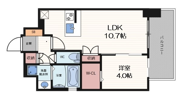【間取り】 | ミラージュパレス新梅田Cielo