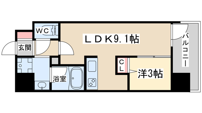 【間取り】 | ソルテラスUMEDA　NORTH
