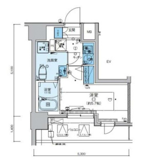 【間取り】 | リヴシティ横濱新川町弐番館