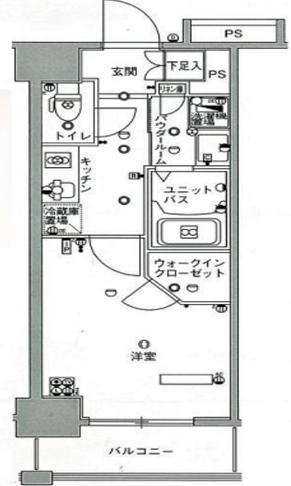 スカイコート両国参番館の間取り|間取りです。