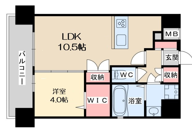 【間取り】 | ミラージュパレス新梅田Cielo