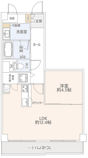 【間取り】 | シャルム野中南公園 | 上層階・眺望良好・令和８年９月末室内改装完了予定