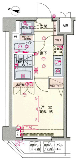 【間取り】 | ブライズ荏原中延