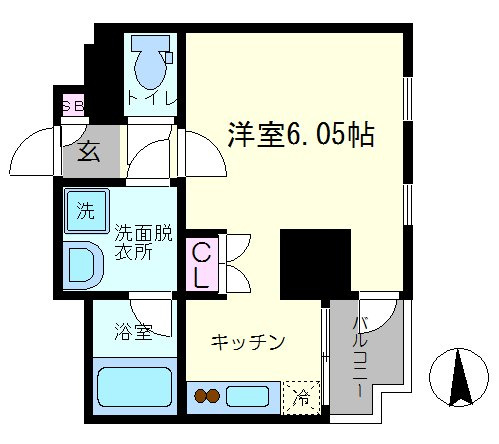 CHATEAU NAMBA RIPPLEの間取り|シャトーナンバリプレ　使い勝手のよい間取り