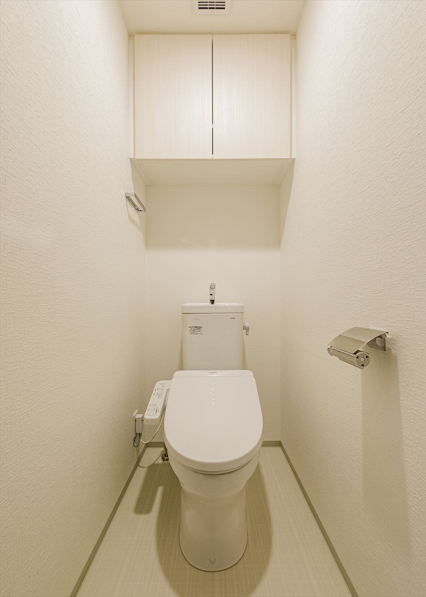 DIPS東十条駅前PREMIUMのトイレ|シンプルで使いやすいトイレです