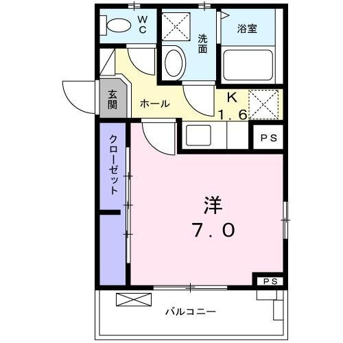 アルカンシェル子安通の間取り