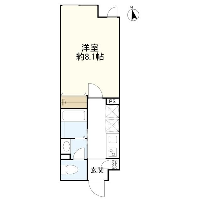 ウェルスクエアイズム三軒茶屋ＳＯＵＴＨの間取り