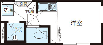 Nano北新宿２の間取り
