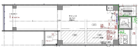 プライブ心斎橋プレイス2階の間取り