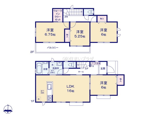 仲介手数料無料）一宮市時之島３７番の間取り