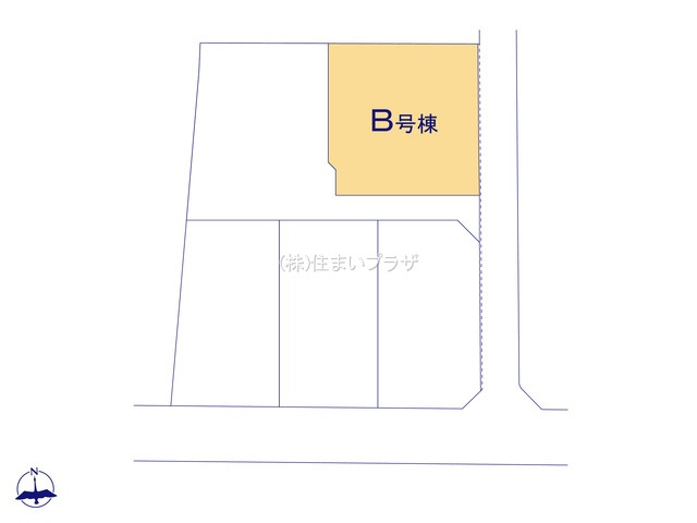 仲介手数料無料）一宮市時之島３７番の区画図