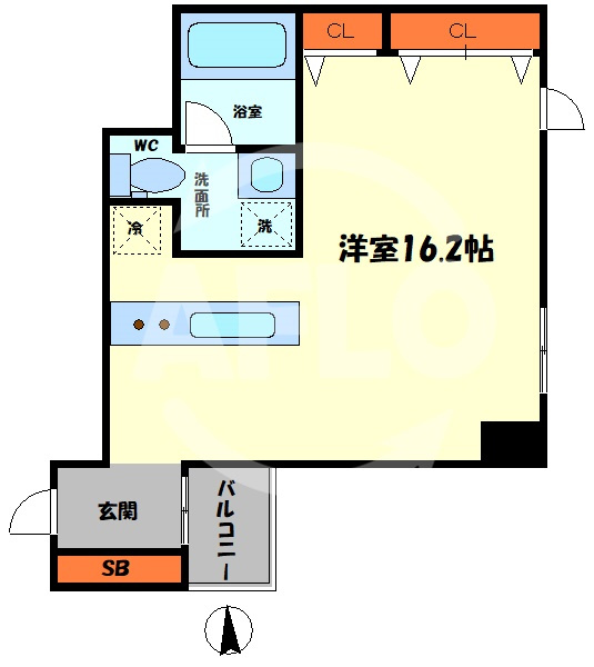 ルクレ堺筋本町レジデンスの間取り|ルクレ堺筋本町レジデンス　間取り
