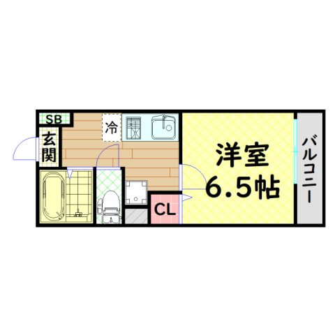 【間取り】 | エクシブ三国ヶ丘