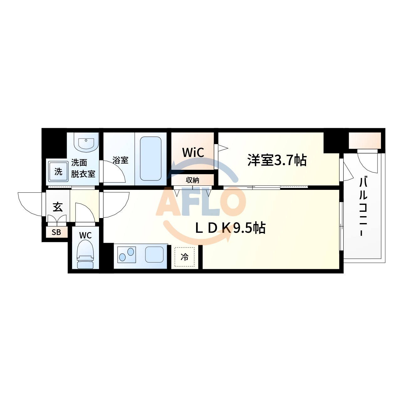 セイワパレス深江橋駅前の間取り|セイワパレス深江橋駅前　間取り