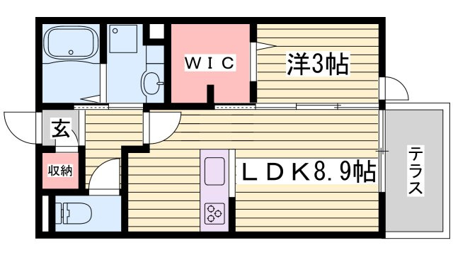 ルクプルFⅡの間取り