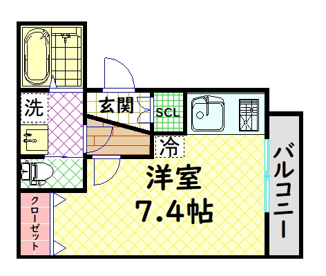 【間取り】 | アルコウメキタIII