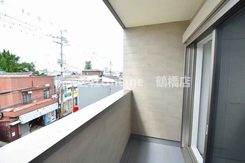 KOGI Residence 岩田町のバルコニー