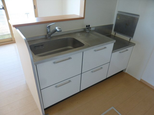 たつの市龍野町堂本のハイツのキッチン