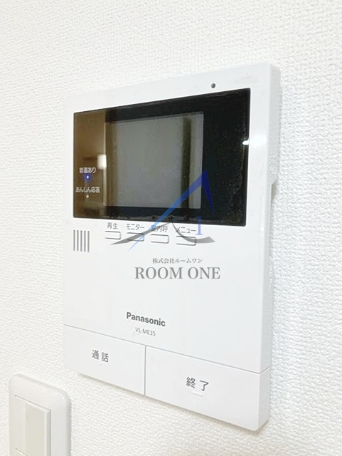 ベリエール弦巻のセキュリティ|モニター付きインターホンです。