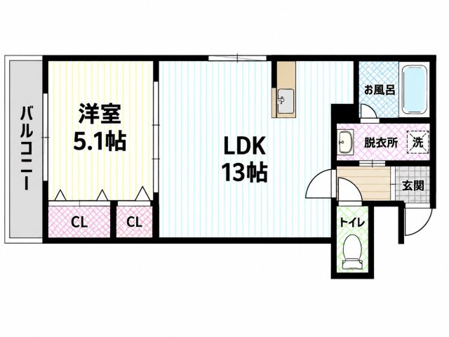 【間取り】 | ジーメゾン堺石津ティースリー