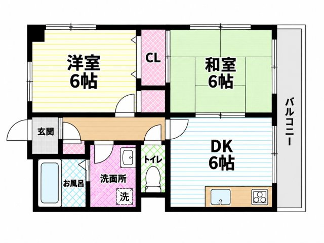 【間取り】 | シャトー中三
