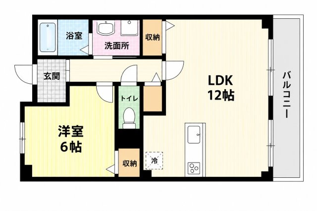 【間取り】 | セントラル堺東