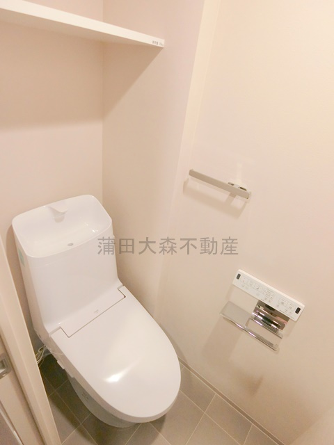 デュオフラッツ大森Eastのトイレ|温水洗浄便座付きのトイレ　