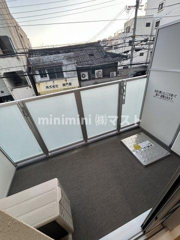 大阪市西区本田４丁目の賃貸マンションのバルコニー