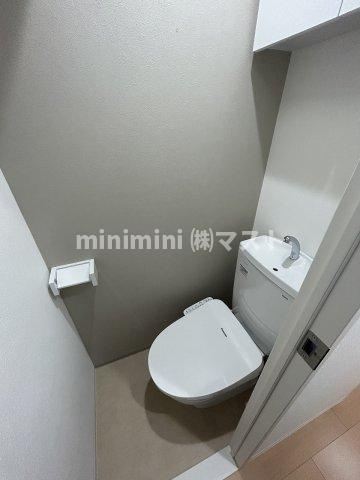 大阪市西区本田４丁目の賃貸マンションのトイレ