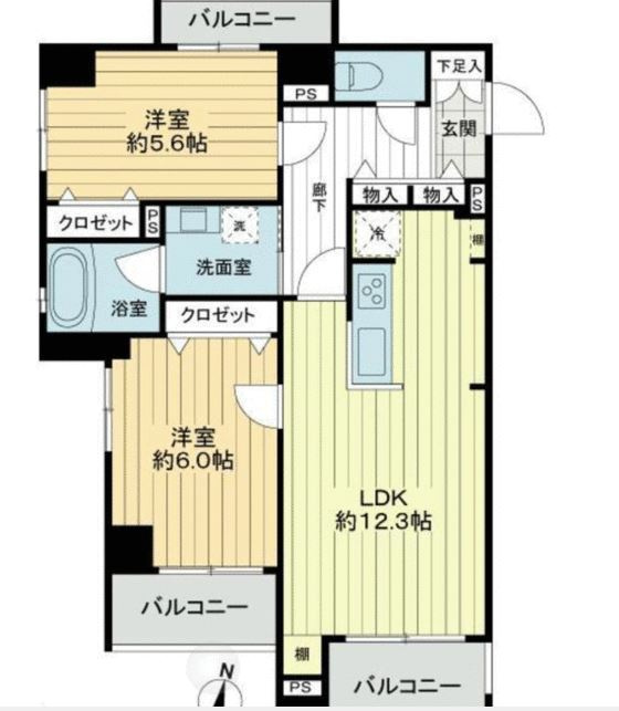 アビテ曙橋の間取り|アビテ曙橋