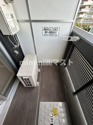 大阪市西区北堀江４丁目の賃貸マンションのバルコニー