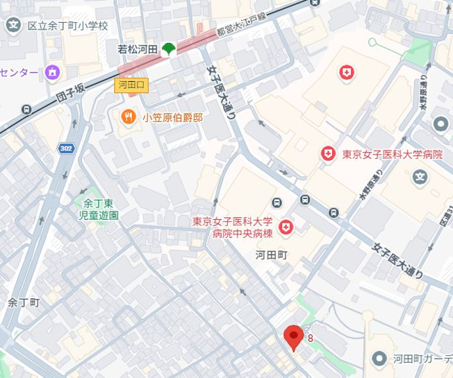 【地図】 | 新宿区河田町3ビル