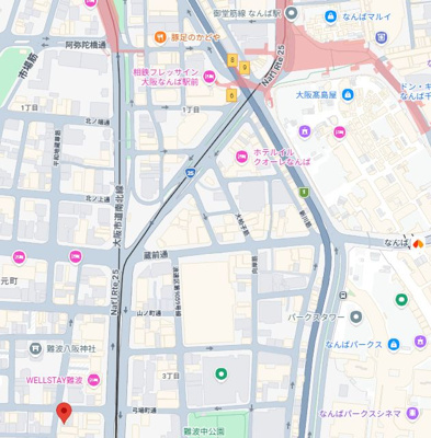 【地図】 | 大阪市浪速区元町３丁目マンション