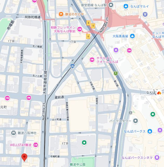 【地図】 | 大阪市浪速区元町３丁目マンション