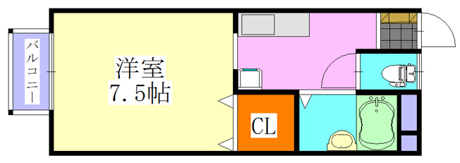 【間取り】 | サンモールＦＵＪＩ