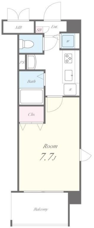 レインボー本牧の間取り