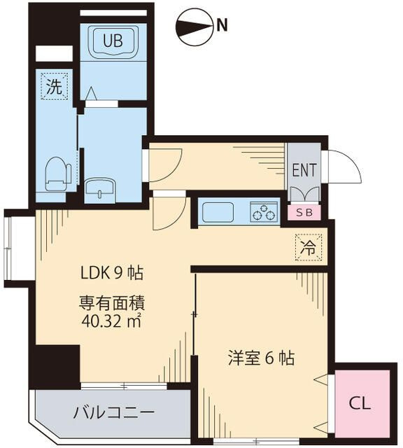 メゾンSKM蔵前の間取り
