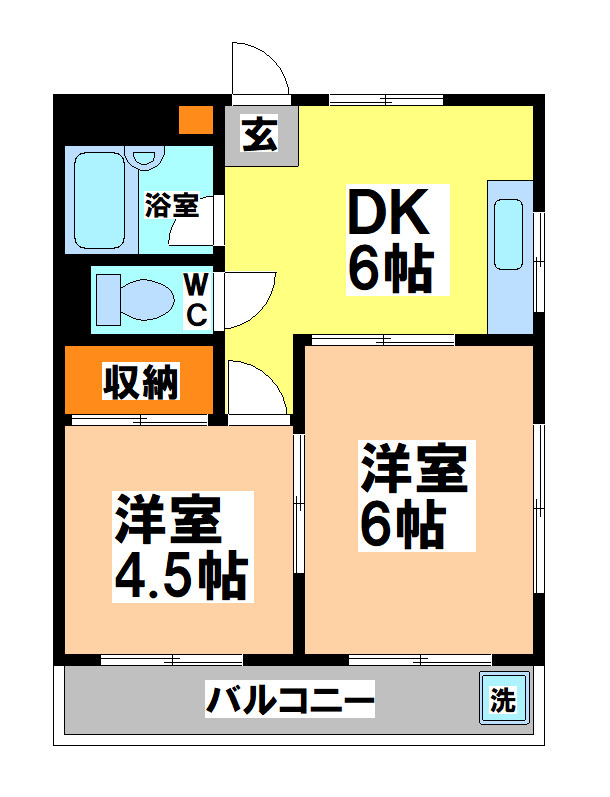 グリーンハウスの間取り