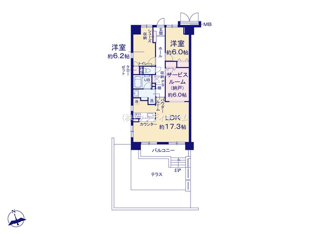 プリマヴェーラ春日部　中古マンションの間取り