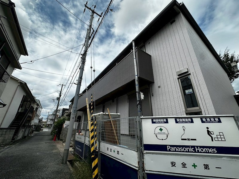 神戸市灘区上河原通３丁目のアパートの外観